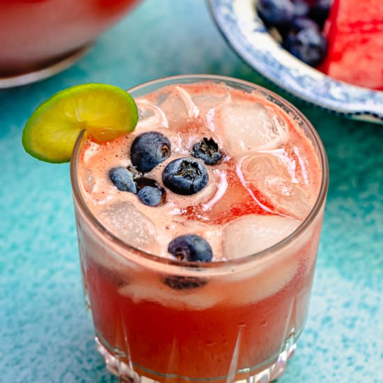 Easy Watermelon Sangria Recipe - Recipe photo by The Mediterranean Dish