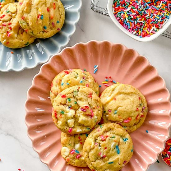 Small Batch Funfetti Chip Cookies - Recipe photo by Sweet Simple Masala