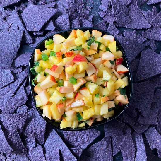 Peach and Pineapple Salsa Recipe - Recipe photo by summeryule.com