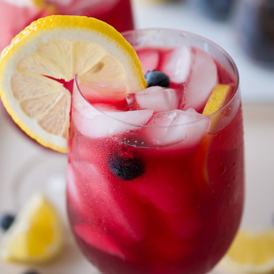 Blueberry Hibiscus Lemonade - Recipe photo by sipandsanity