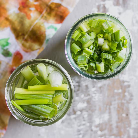 Quick Pickled Green Onions - Recipe photo by forkintheroad