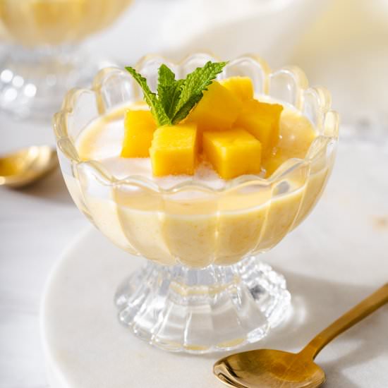 Mango Pudding - Recipe photo by takestwoeggs