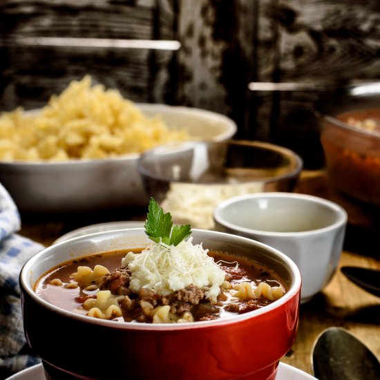 Lasagna Soup Recipe - Recipe photo by suncakemom