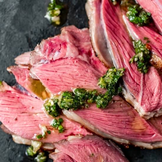 Sous Vide Leg of Lamb - Recipe photo by Went Here 8 This