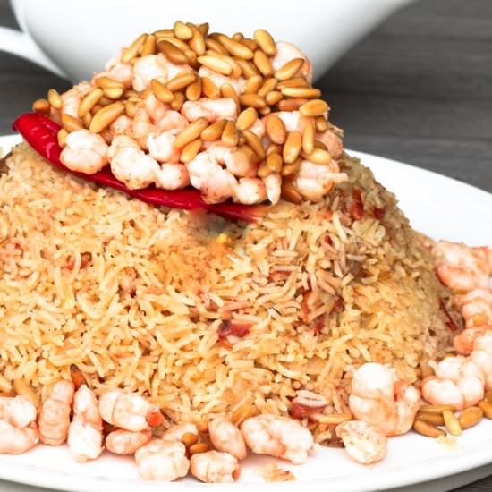 Shrimp Kabsa - Recipe photo by hadias lebanese cuisine