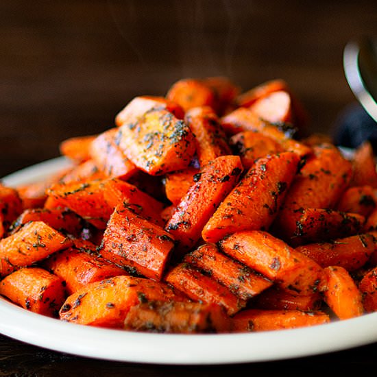Oven Roasted Carrots - Recipe photo by Chicken Fried Kitchen