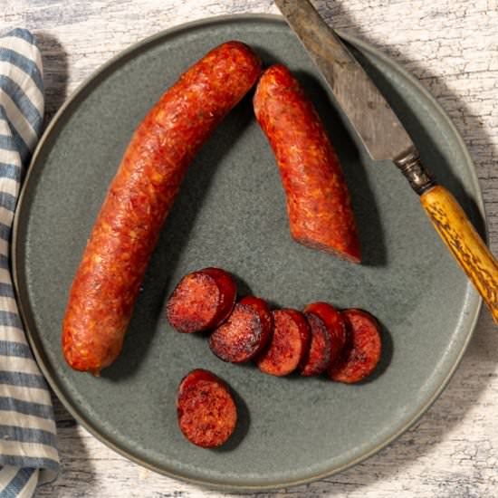 Texas Hot Links - Recipe photo by Austin Eats