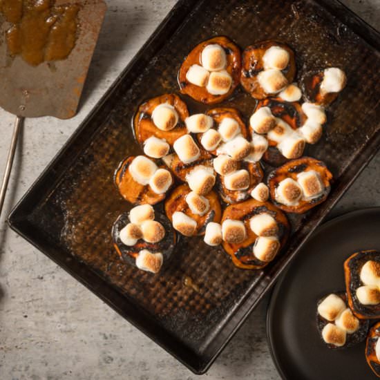 Grilled Sweet Potatoes - Recipe photo by Austin Eats