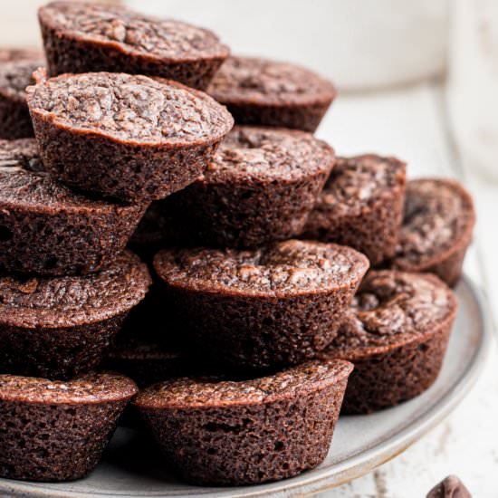 Brownie Bites - Recipe photo by thecaglediaries