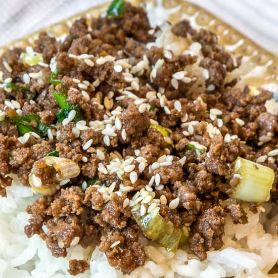 Korean Style Ground Beef - Recipe photo by tamararay
