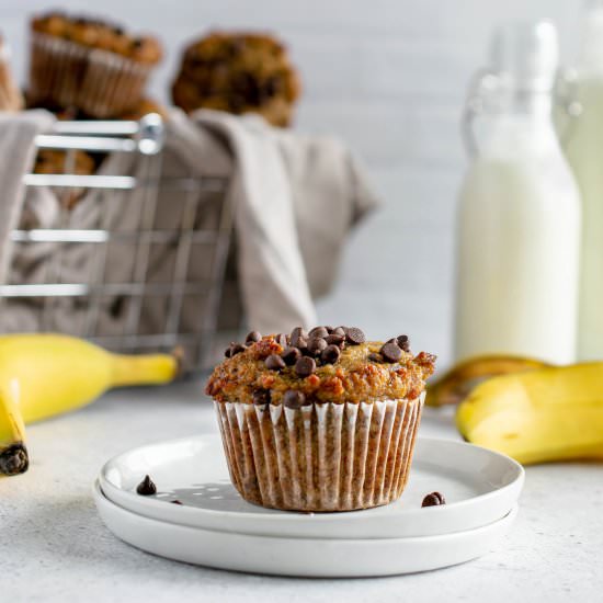 Sugar/Gluten Free Banana Muffins - Recipe photo by fitandfull