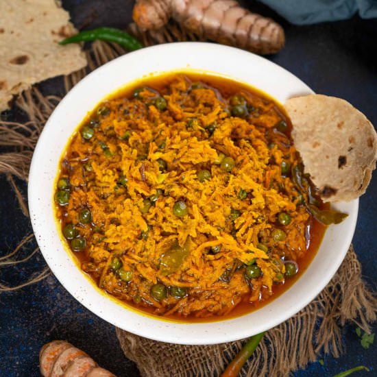 Haldi Ki Sabji FreshTurmeric Curry - Recipe photo by Whiskaffair