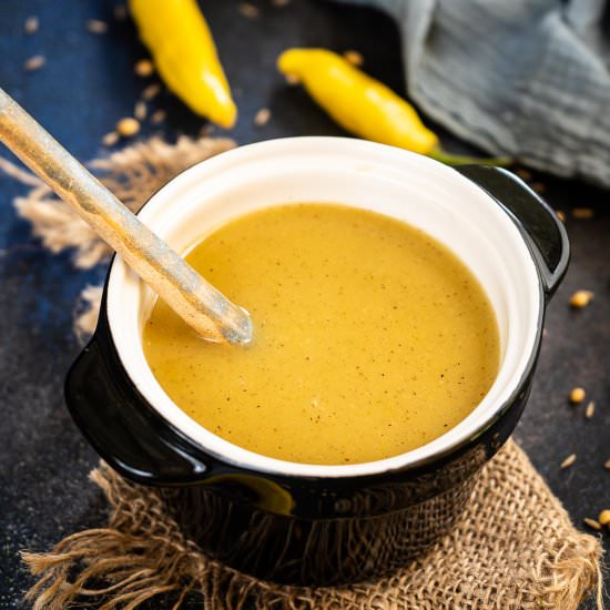 Lemon Drop Hot Sauce - Recipe photo by Whiskaffair