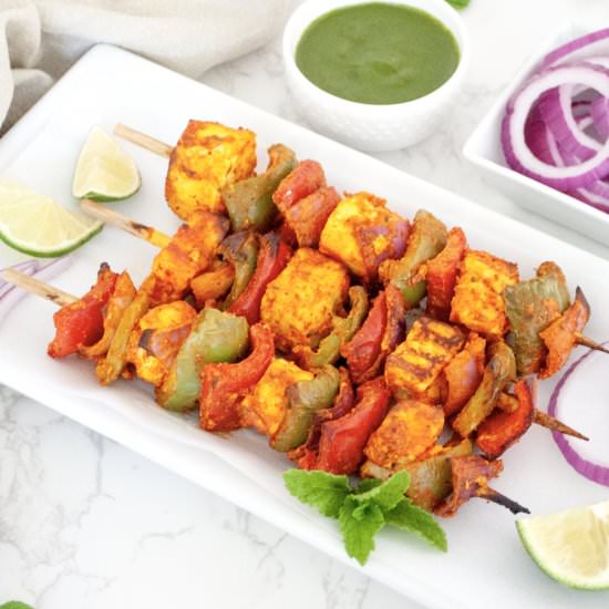 Paneer Tikka - Recipe photo by pipingpotcurry