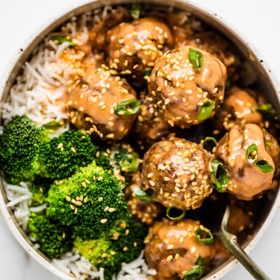 Firecracker Meatballs - Recipe photo by The Endless Meal