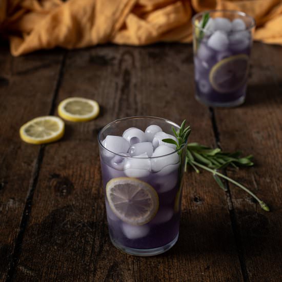 Lavender Lemonade - Recipe photo by anerdcooks