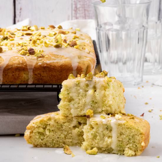 Zucchini Lemon Cake - Recipe photo by theveganlarder