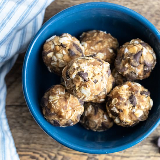 No Bake Energy Balls - Recipe photo by Jillianshealthfuleats