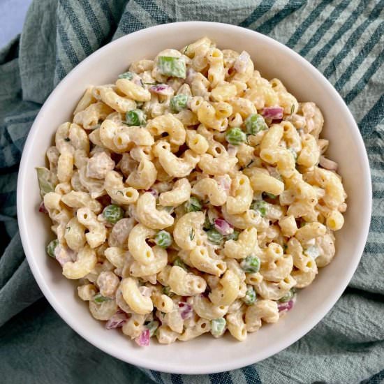 Vegan Tuna Pasta Salad - Recipe photo by serenetrail