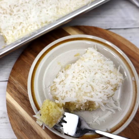 Coconut Sheet Cake - Recipe photo by TheFreckledCook