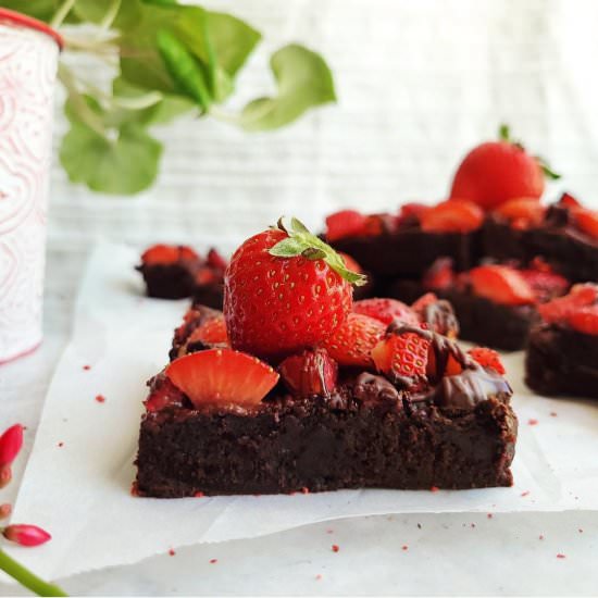 Strawberry Brownies - Recipe photo by WhiskingWolf