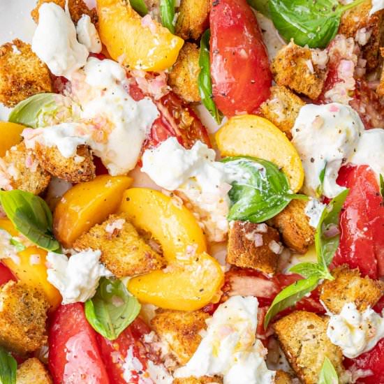 summer panzanella - Recipe photo by everyday-delicious.com