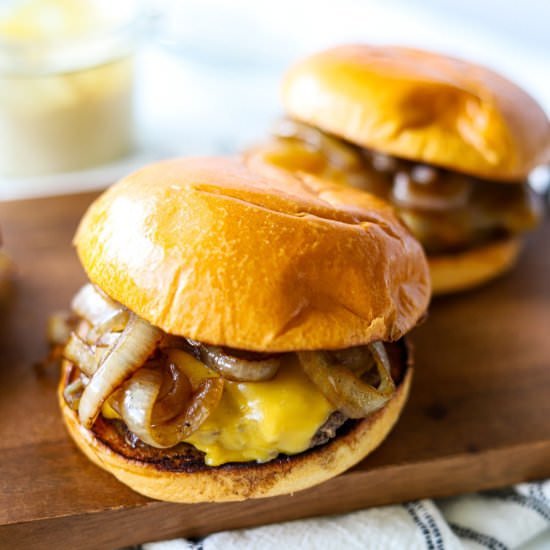 Smash Burgers - Recipe photo by simplymadeeats