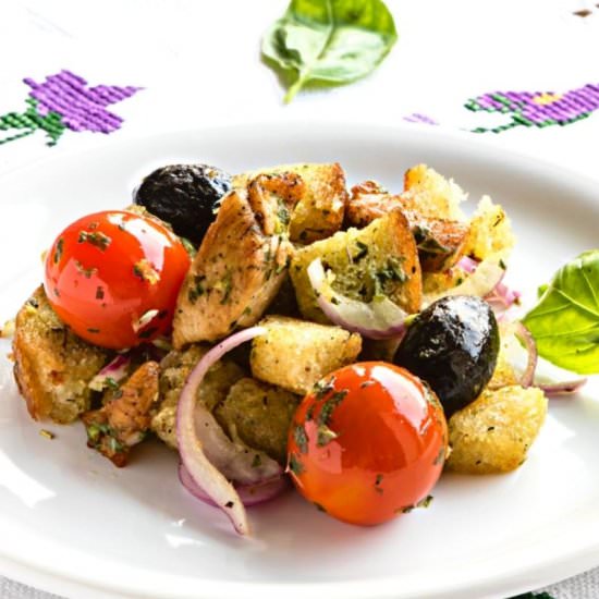 Panzanella - Recipe photo by wellnesssleuth