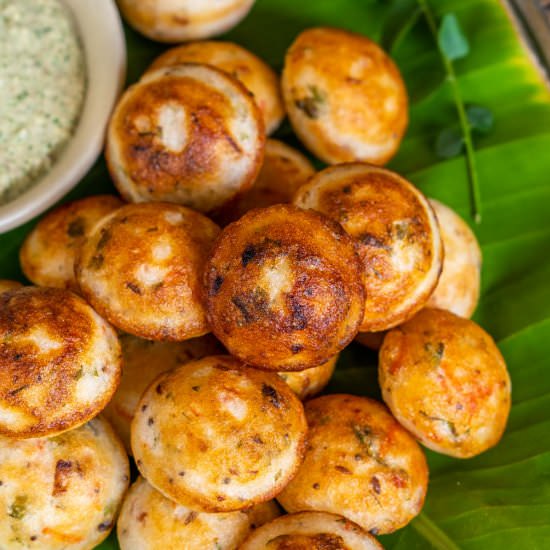 Kuzhi Paniyaram - Recipe photo by Whiskaffair
