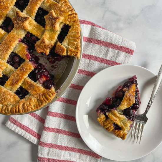 Easy Fresh Blueberry Pie - Recipe photo by scotch_scones