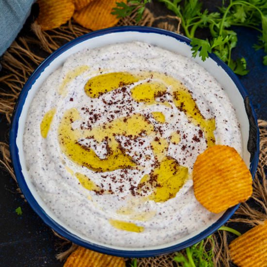 Sumac Labneh - Recipe photo by Whiskaffair