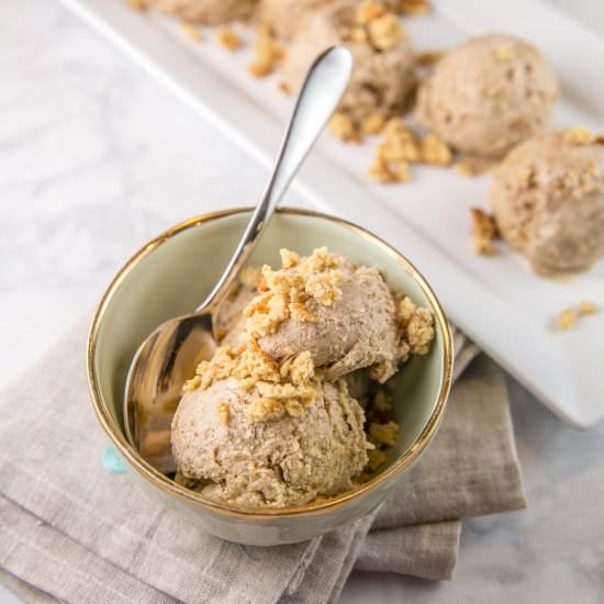 Oatmeal Cookie Ice Cream - Recipe photo by bunsenburnerbakery