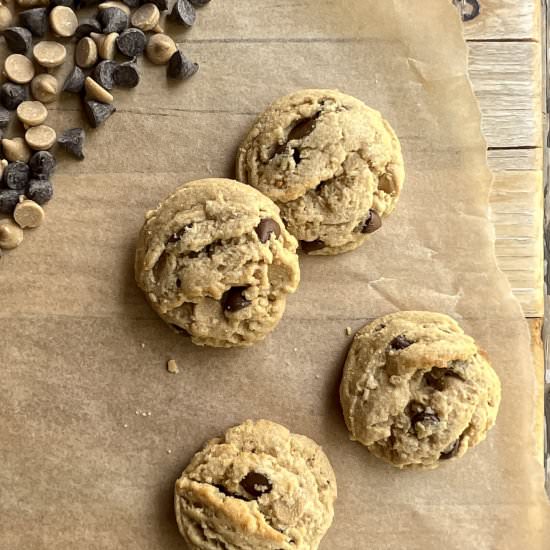 Peanut Butter Chocolate Chip Cookie - Recipe photo by uglyducklingbakery