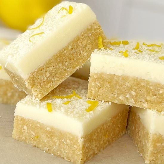 Coconut Lemon Slice - Recipe photo by chef not required