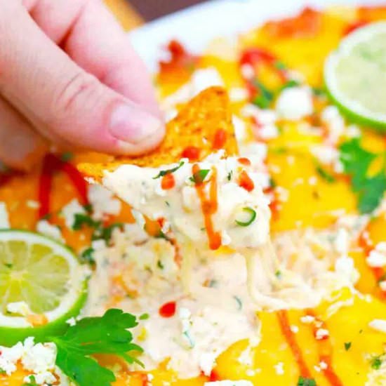 Mexican Street Corn Dip - Recipe photo by peasandpeonies