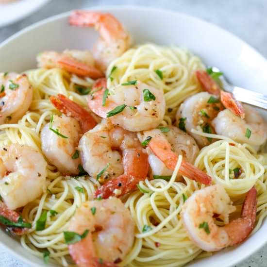 Easy Pan Fried Shrimp - Recipe photo by BeyondtheCoop