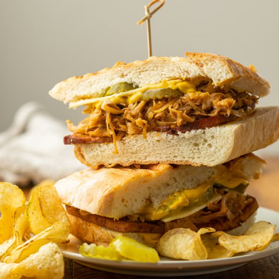 Vegan Cuban Sandwiches - Recipe photo by Connoisseurus Veg
