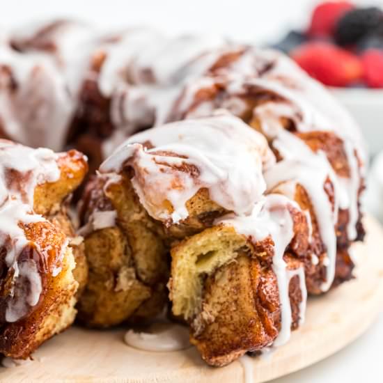 Cinnamon Roll Monkey Bread - Recipe photo by grandbabycakes