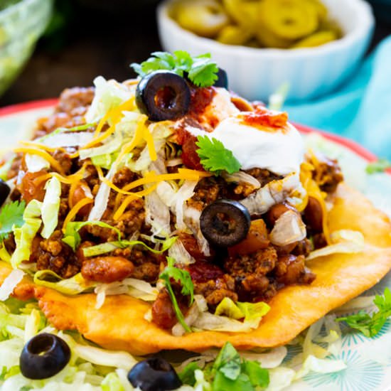 Fry Bread Tacos - Recipe photo by spicysouthernkitchen