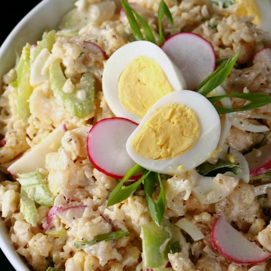 Cauliflower Potato Salad - Recipe photo by CelebrationGeneration