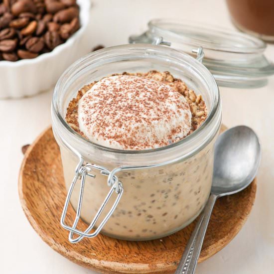 Espresso Coffee Overnight Oats - Recipe photo by itsnotcomplicatedrecipes