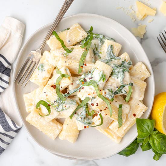 Lemon Ricotta Pasta - Recipe photo by bellyfull