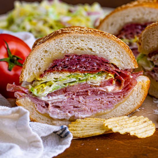 Italian Grinder Sub Sandwiches - Recipe photo by bellyfull