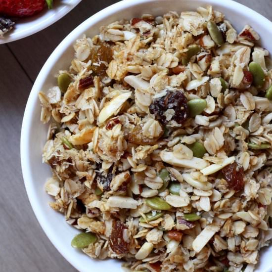Best Homemade Granola Recipe - Recipe photo by theconscientiouseater