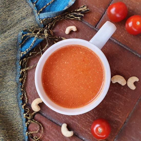Cherry tomato soup - Recipe photo by Mildlyindian
