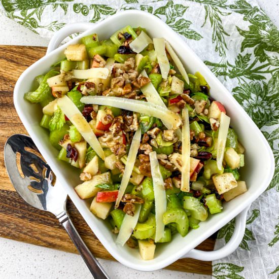 Crunchy Celery Apple Salad Recipe - Recipe photo by MoreWithLessToday