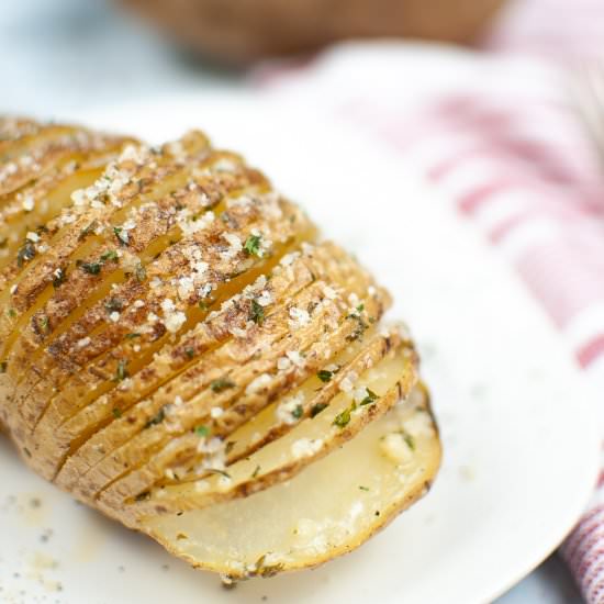 Air Fryer Hasselback Potatoes - Recipe photo by it is a keeper