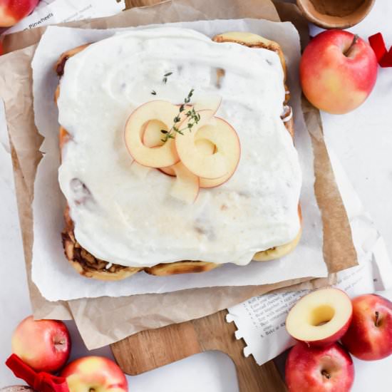 Apple Pie Cinnamon Rolls - Recipe photo by apaigeofpositivity