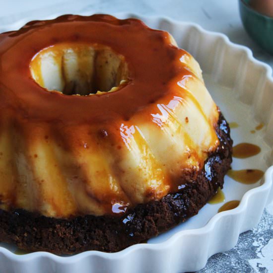 Chocoflan - Recipe photo by hornoMX