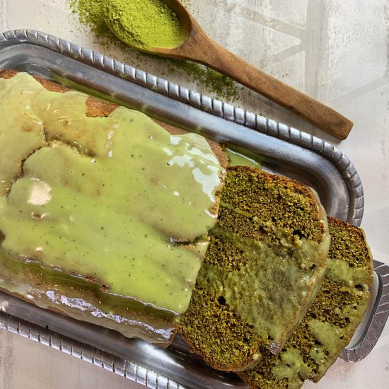 Matcha pound cake - Recipe photo by hornoMX